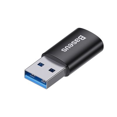 4. Baseus Ingenuity Series Mini przejściówka adapter USB 3.1 OTG do USB Typ C czarny (ZJJQ000101)