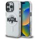 Etui Karl Lagerfeld IML Karl Sketch Logo MagSafe na iPhone 16 Pro Max - przezroczyste