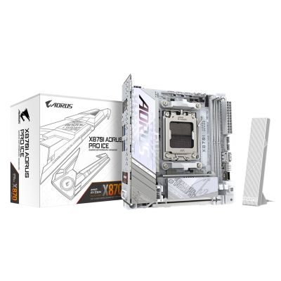 7. Płyta główna Gigabyte X870I AORUS PRO ICE (X870, AM5, mITX, DDR5)