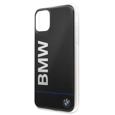 6. Etui BMW Signature Printed Logo na iPhone 11 Pro Max - czarne