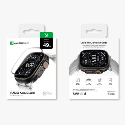 10. Szkło ochronne AMAZINGTHING Radix na Apple Watch UItra 3 49 mm