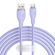 Kabel Baseus Pudding 100W USB-A - USB-C 2m - fioletowy