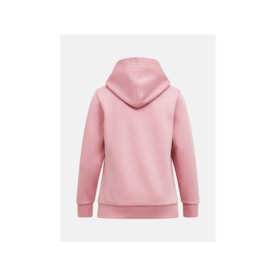 2. Bluza juniorska PEAK PERFORMANCE Jr Original Small Logo Hood kolor różowy