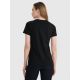 2. T-shirt regular z nadrukiem damski 4F 4FRSS25TTSHF3162-20S