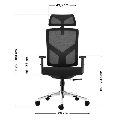 13. Fotel obrotowy Manager 3.3 Black