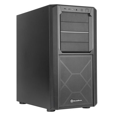 18. Obudowa SilverStone SST-SED1-B Seta D1 Midi-Tower - juodas