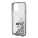 6. Etui Karl Lagerfeld Liquid Glitter Choupette do iPhone 15 - przezroczyste