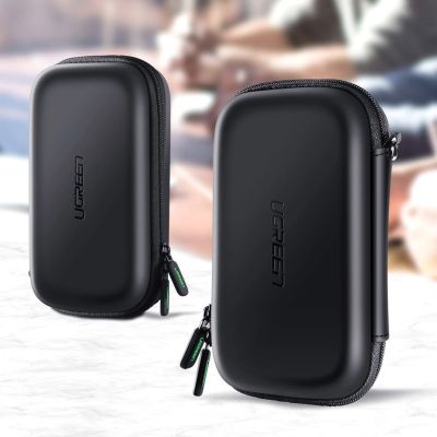 2. Ugreen etui pudełko na dysk twardy HDD i akcesoria 16,5 x 9,5 x 4,5 cm czarny (40707)