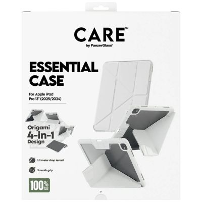 5. Etui Care by PanzerGlass Y fold do iPad Pro 13" 2024 / 2025 - jasnoszare