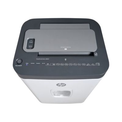 19. HP Niszczarka ONESHRED Auto 200CC, biało-szara