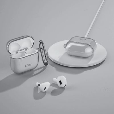7. Etui Tech-Protect FlexAir na AirPods 4 - szare