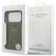 8. Etui Guess 4G Ring Classic Logo MagSafe na iPhone 17 Pro - brązowe