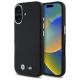 Etui BMW M Smooth Full Wrapped Metal MagSafe na iPhone 16 - czarne