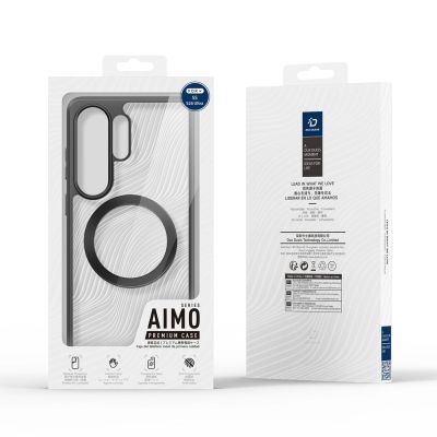 7. Etui Dux Ducis Aimo Mag na Samsung Galaxy S26 Ultra kompatybilne z MagSafe - czarne