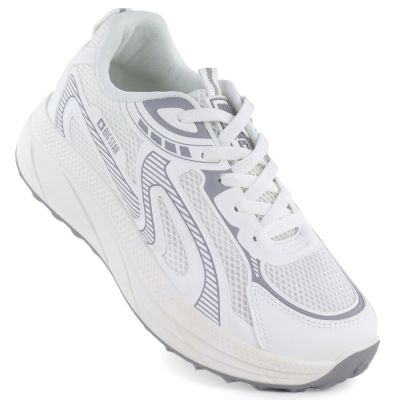 Półbuty sportowe damskie na platformie białe Big Star TT274325