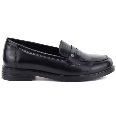 2. Półbuty damskie loafersy lordsy czarne Potocki SZ12832