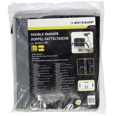 9. Torba rowerowa podwójna na bagażnik Dunlop sakwa 26L 417400