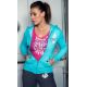2. T-shirt damski LEONE LW1011/S16 turkusowy "M"