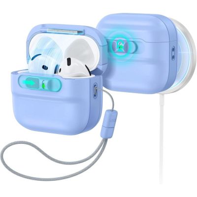 Etui ESR Pulse HaloLock MagSafe na Apple AirPods 4 / 5 - jasnoniebieskie