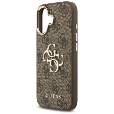 6. Etui Guess 4G Big 4G Classic Logo na iPhone 17 - brązowo-złote