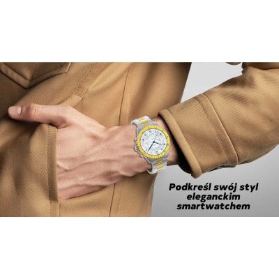 8. Smartwatch Męski GRAVITY GT16-2 Black / Czarna Bransoleta