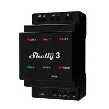 Inteligentny przełącznik Shelly "Pro 3" WLAN & LAN switching drive 3 x 16 A