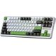 3. Klawiatura gasket F87 Thunder Black GrayWoodV3 switch RGB AULA