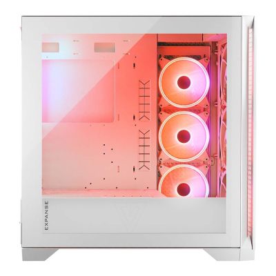 12. MODECOM OBUDOWA VOLCNO EXPANSE T APEX ARGB MIDI WHITE