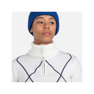 3. Sweter Rossignol W Jcc 1/2 Zip biały