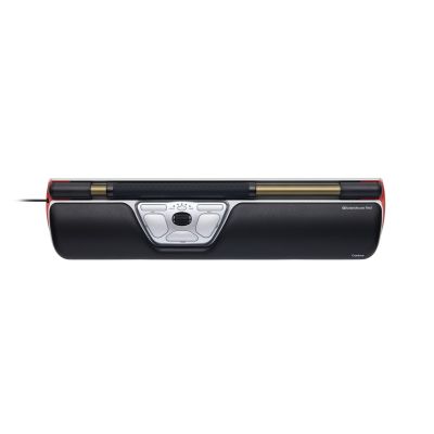 Contour Design RollerMouse Czerwony, przewodowy, USB Type-C, 2800 DPI, srebrny