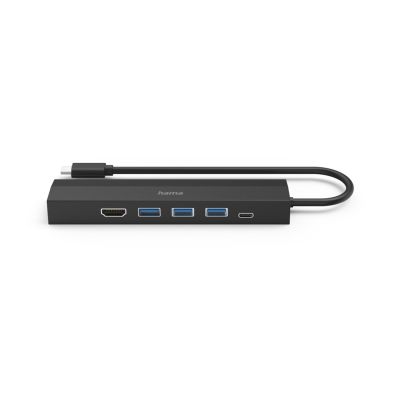 4. Hama 00200144 huby i koncentratory USB 3.2 Gen 1 (3.1 Gen 1) Type-C 5000 Mbit/s Czarny