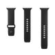 5. Pasek silikonowy Puro Icon do Apple Watch 38 / 40 / 41 mm - czarny (2 szt.)