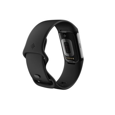 7. Lokalizator aktywności Fitbit Charge 6 z silikonowym uendelighedsband, obsydian, Bluetooth, NFC, 37.64 g
