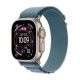 Apple Watch Ultra 3 GPS + Cellular 49mm Natural Titanium Case with Light Blue Alpine Loop - Medium