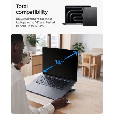 8. Podstawka pod laptopa Spigen SlimFold LD201-S6 - szara