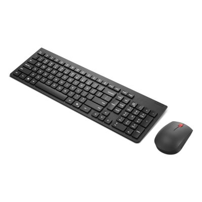 9. Lenovo 4X31R64491 klawiatura Dołączona myszka Biuro RF Wireless Czarny