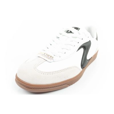 12. Buty sportowe damskie sneakersy Skechers Kickoff białe skórzane