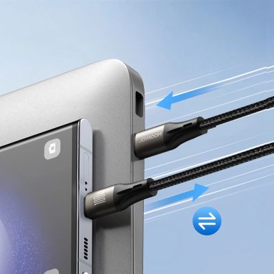 10. Kabel Joyroom Light-Speed Series S-A25 USB-C / USB-C 100W 1.2m - czarny
