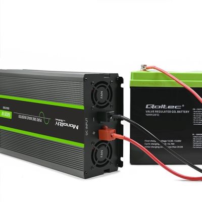 8. Przetwornica napięcia Monolith 3000W 6000W 24V na 230V Czysty Sinus LCD
