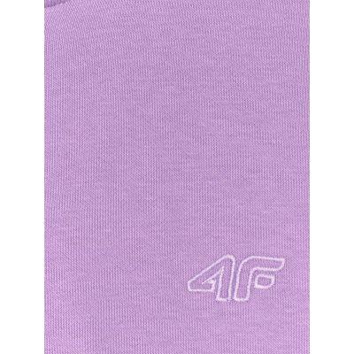 6. Bluza dresowa rozpinana z kapturem dziewczęca 4F 4FJRAW25TSWSF2466-51S