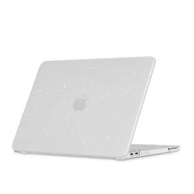 2. Etui Tech-Protect SmartShell na MacBook Neo 13" 2026 -przezroczysto-brokatowe