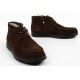 7. Lee Cooper buty męskie eleganckie skórzane brązowe trzewiki na zamek