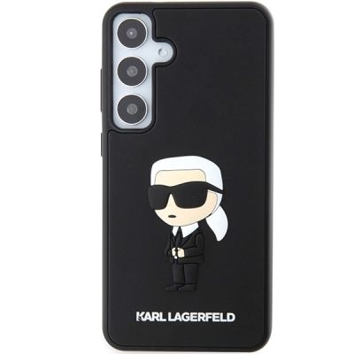 3. Etui Karl Lagerfeld 3D Rubber Ikonik na Samsung Galaxy S24 - czarne