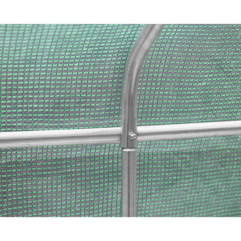 3. FOLIA POSZYCIE COVER NA TUNEL OGRODOWY SZKLARNIĘ 200x350x200CM ZIELONA