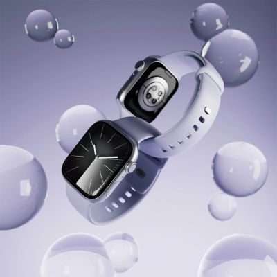 9. Pasek Puro Icon na Apple Watch 38/40/41/42mm - fioletowy