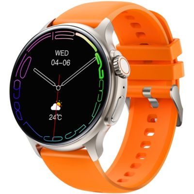 Smartwatch Męski RUBICON RNCF12 Tytan/Orange SMARUB245