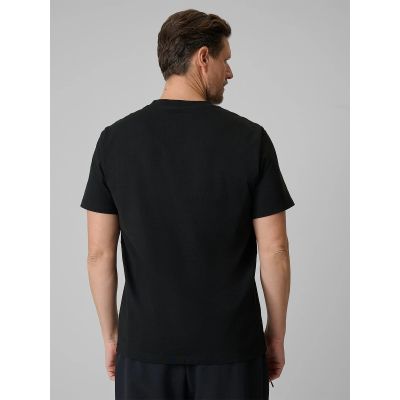 2. T-shirt regular z nadrukiem męski 4F 4FRSS26TTSHM3989-10S