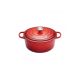 Le Creuset garnek Signature apvalny 24 cm czerwony