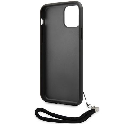 5. Etui Karl Lagerfeld Sequins Cord na iPhone 11 / Xr - srebrne