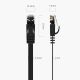 9. Kabel sieciowy Ethernet Orico PUG-C7B CAT7 10Gbps RJ45 internetowy LAN płaski 8 m - czarny